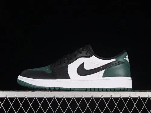 All categories Air Jordan Jordan series basketball shoes Air Jordan 1 Low G version pure original Air Jordan 1 Low Golf "Noble Green" AJ1 Joe 1 new golf version white green DD9315-107